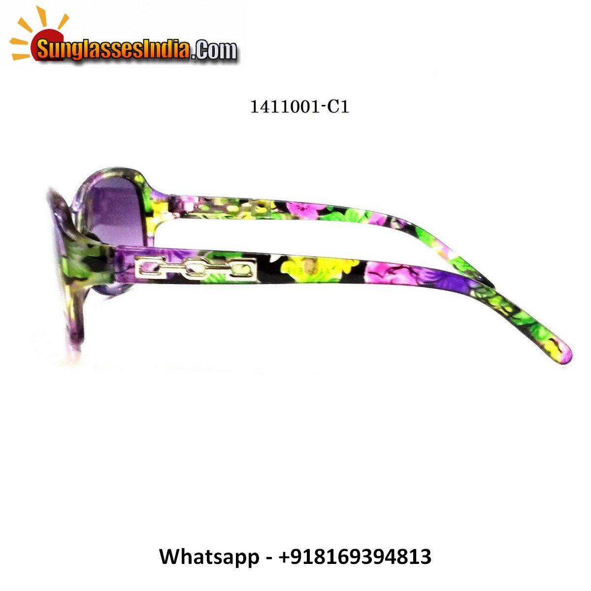 Floral Print Ladies Sunglasses for Women Model 1141001C1 - Image 3