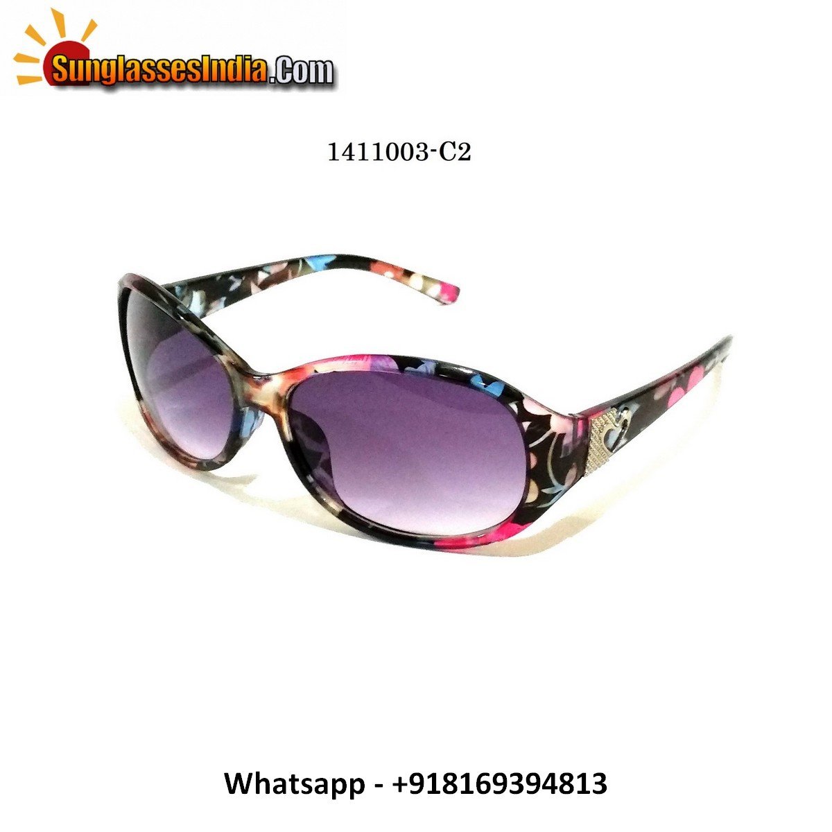 Floral Print Ladies Sunglasses for Women Model 1141003C2