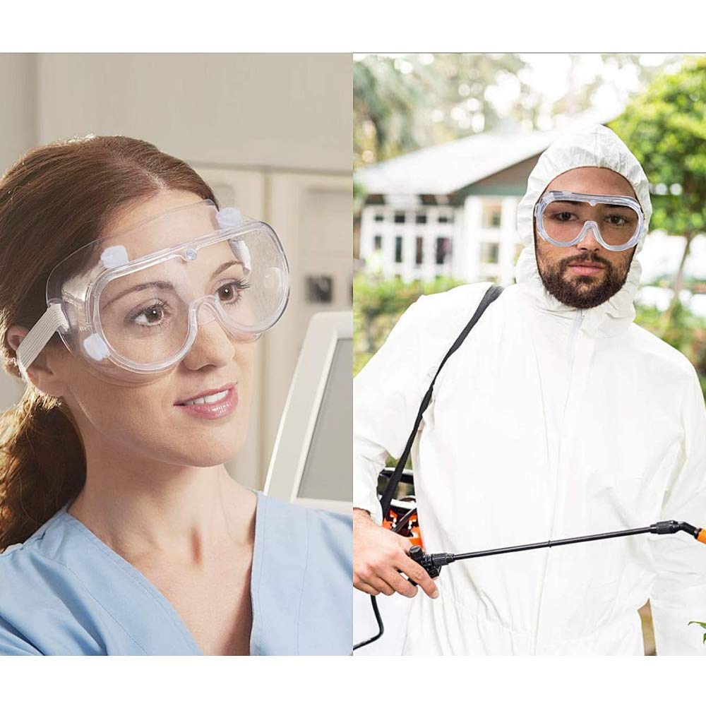 Economy Chemical Splash Protection Eye Safety Goggles Glasses - Image 5