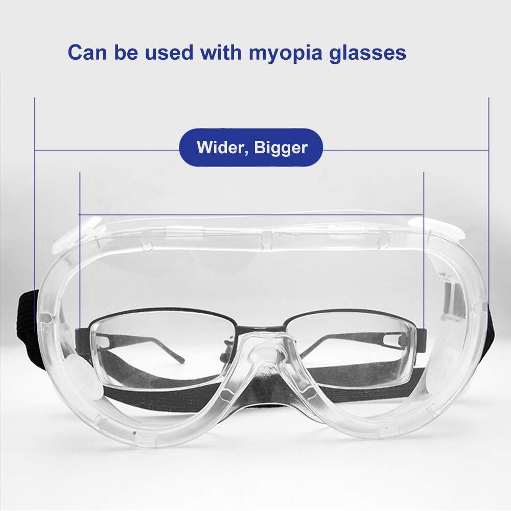 Economy Chemical Splash Protection Eye Safety Goggles Glasses - Image 3