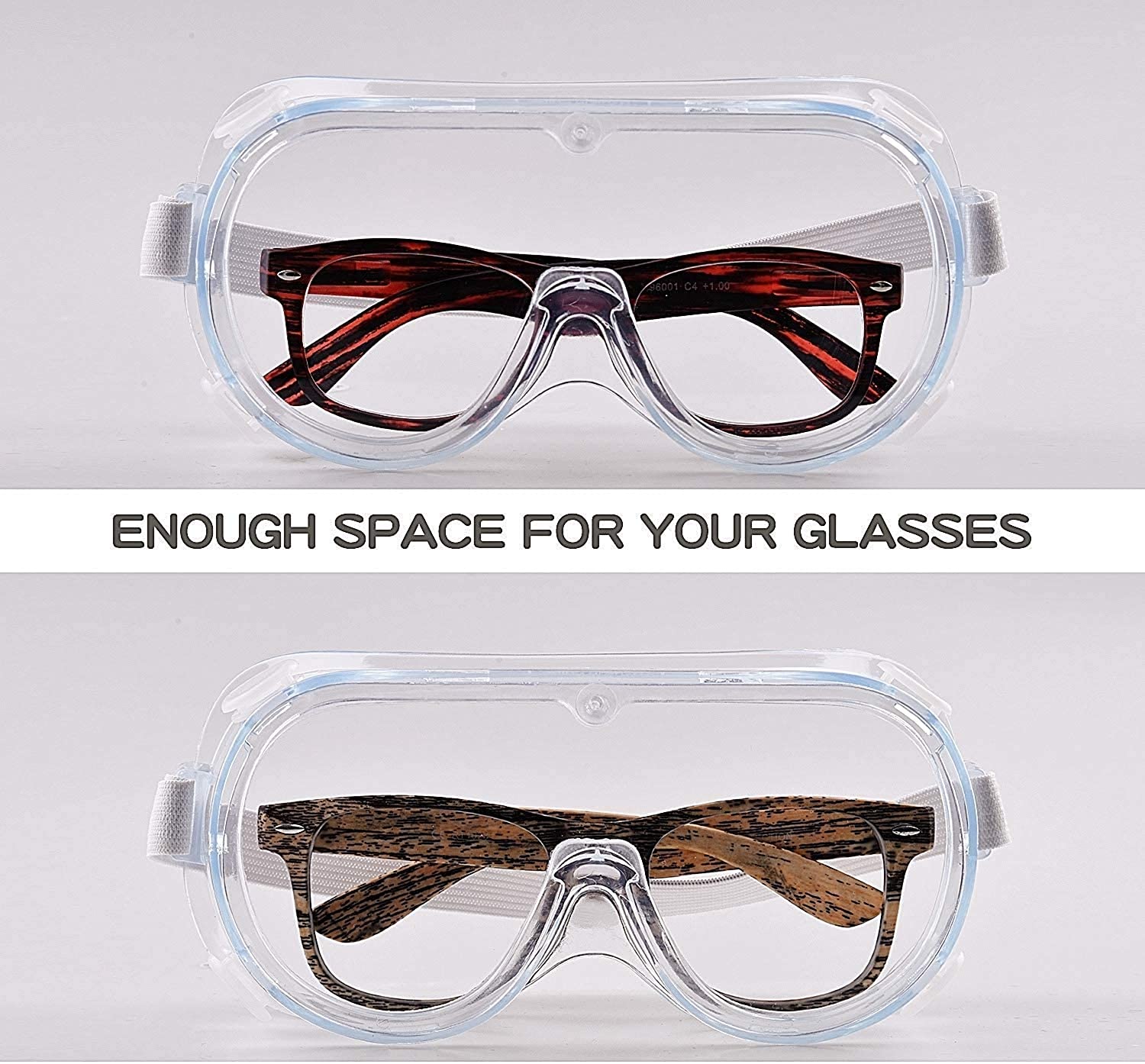 Economy Chemical Splash Protection Eye Safety Goggles Glasses - Image 2