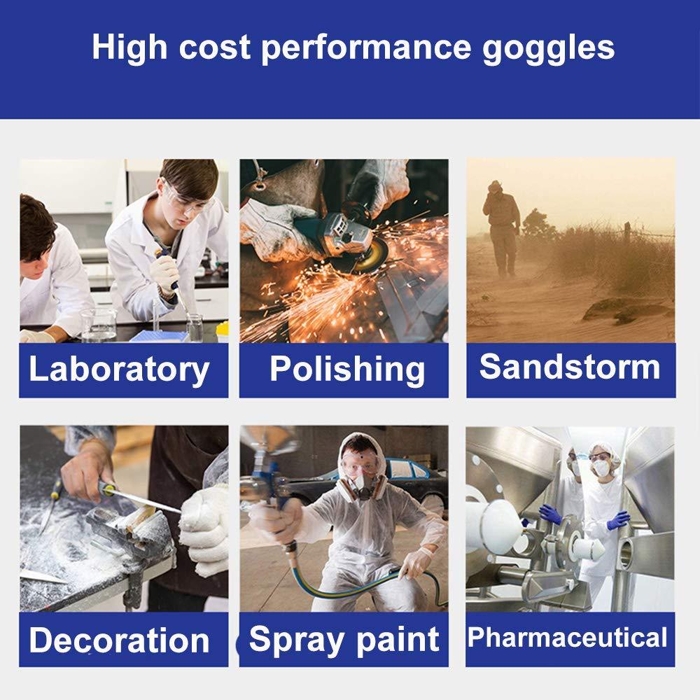 Economy Chemical Splash Protection Eye Safety Goggles Glasses - Image 6