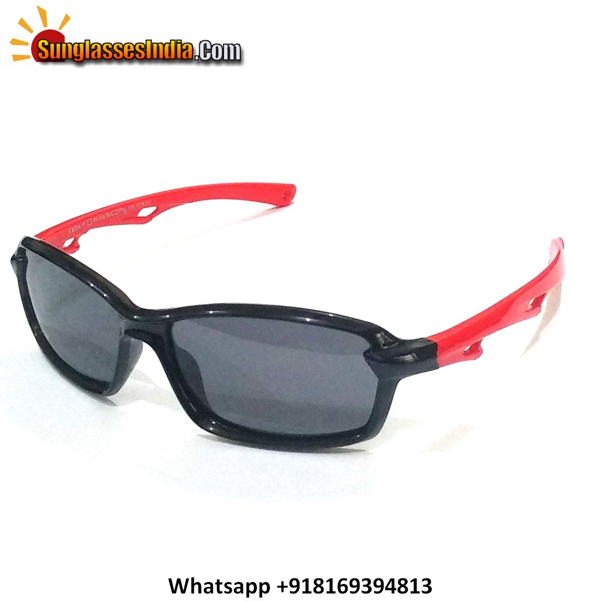 Unbreakable Kids Polarized Sunglasses Light Weight TR Material S8204BlackRed
