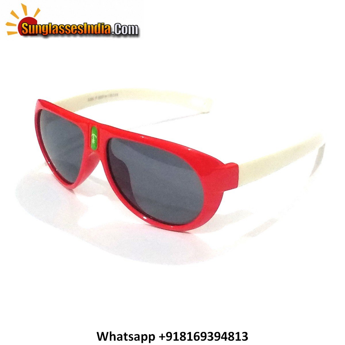 Unbreakable Kids Polarized Sunglasses Light Weight TR Material S824RedWhite