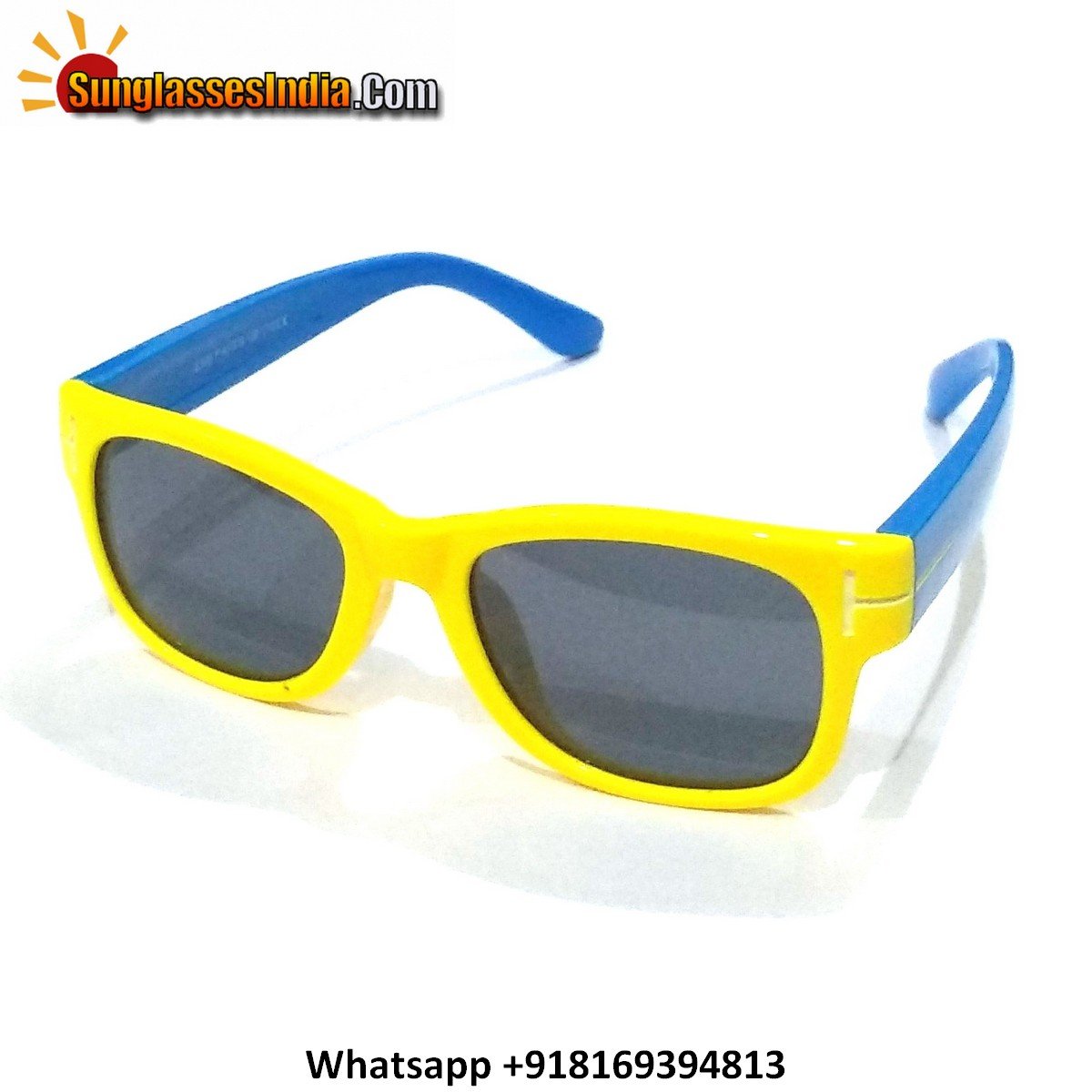 Unbreakable Kids Polarized Sunglasses Light Weight TR Material S899YellowBlue
